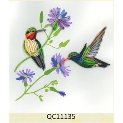 2 HUMMINGBIRDS