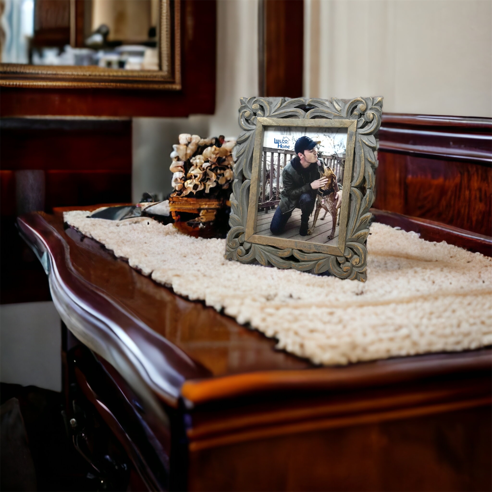 Madrid Picture Frame 8x10-Grey Wash 